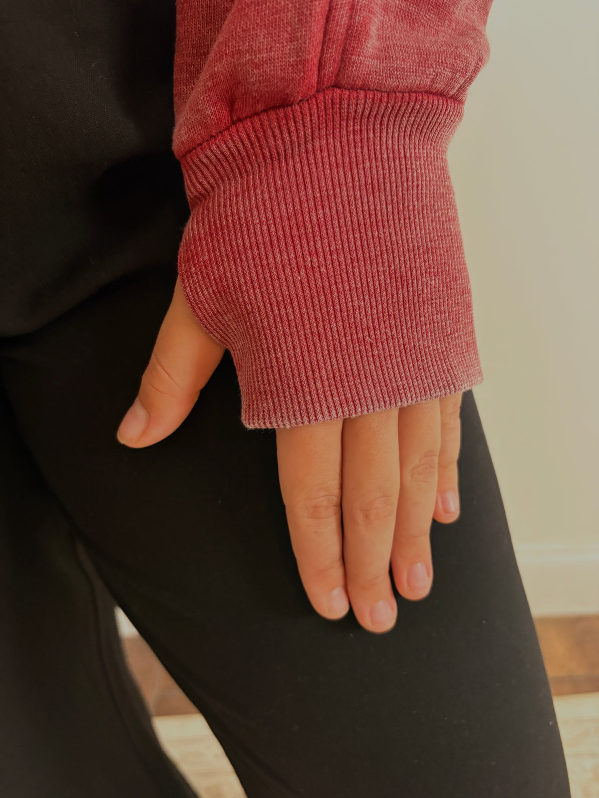 The Nicole Quarter Zip - Wine