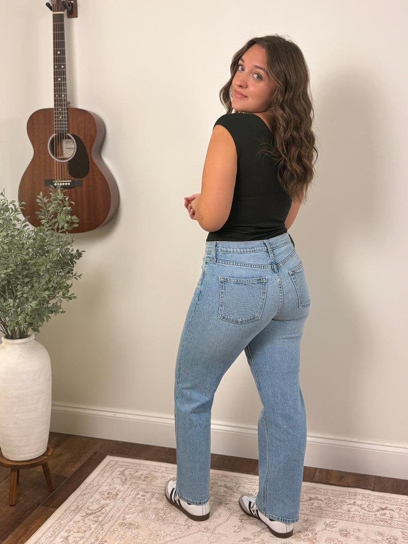 Classic Straight Jean - Light Denim - Made in the  USA