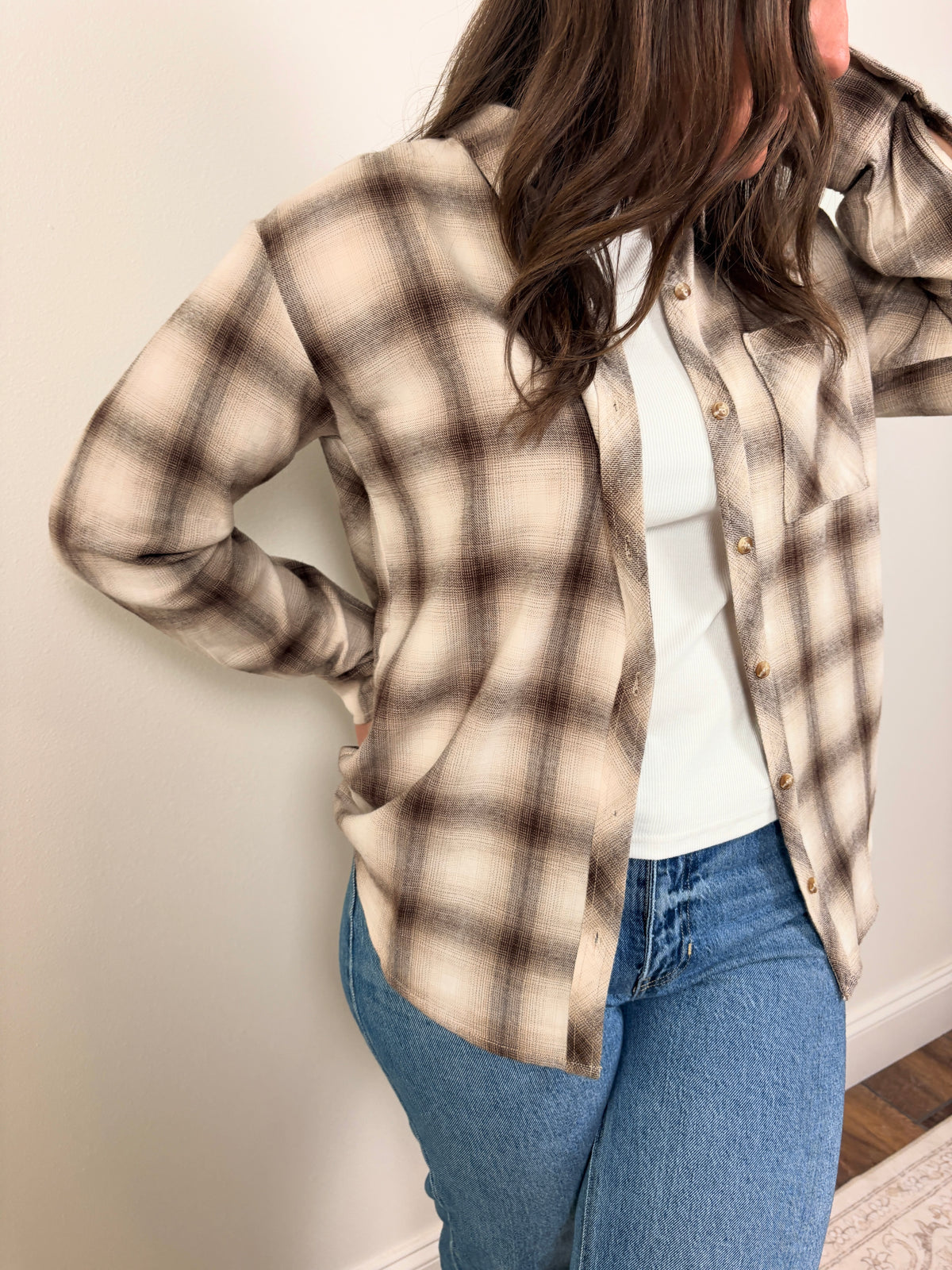 Harlow Plaid Button Down - 100% Cotton