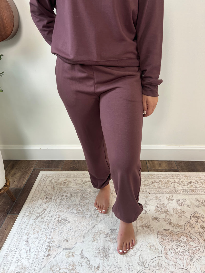 Dreamy Sweat Set - Dark Chocolate