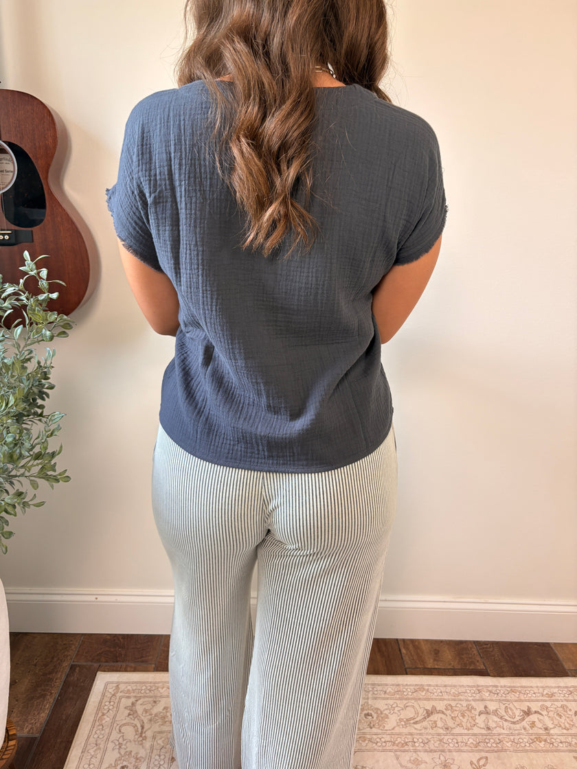 River Gauze Top -  100% Cotton