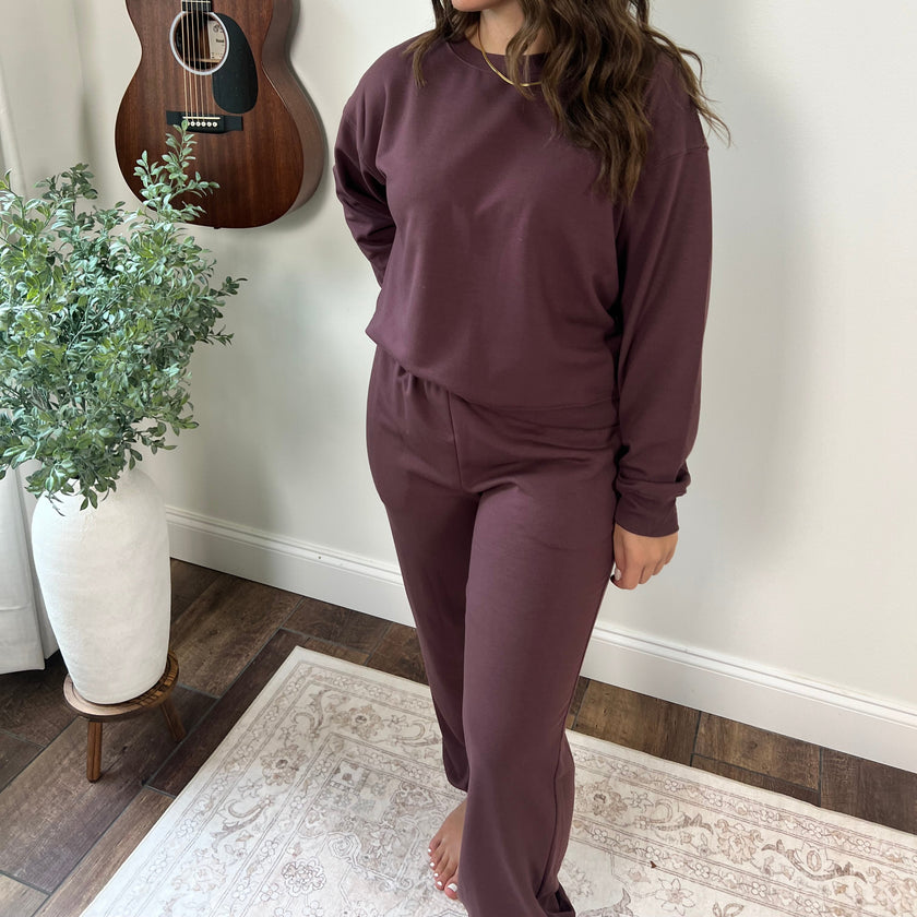Dreamy Sweat Set - Dark Chocolate