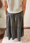 Laura Tiered Midi Skirt