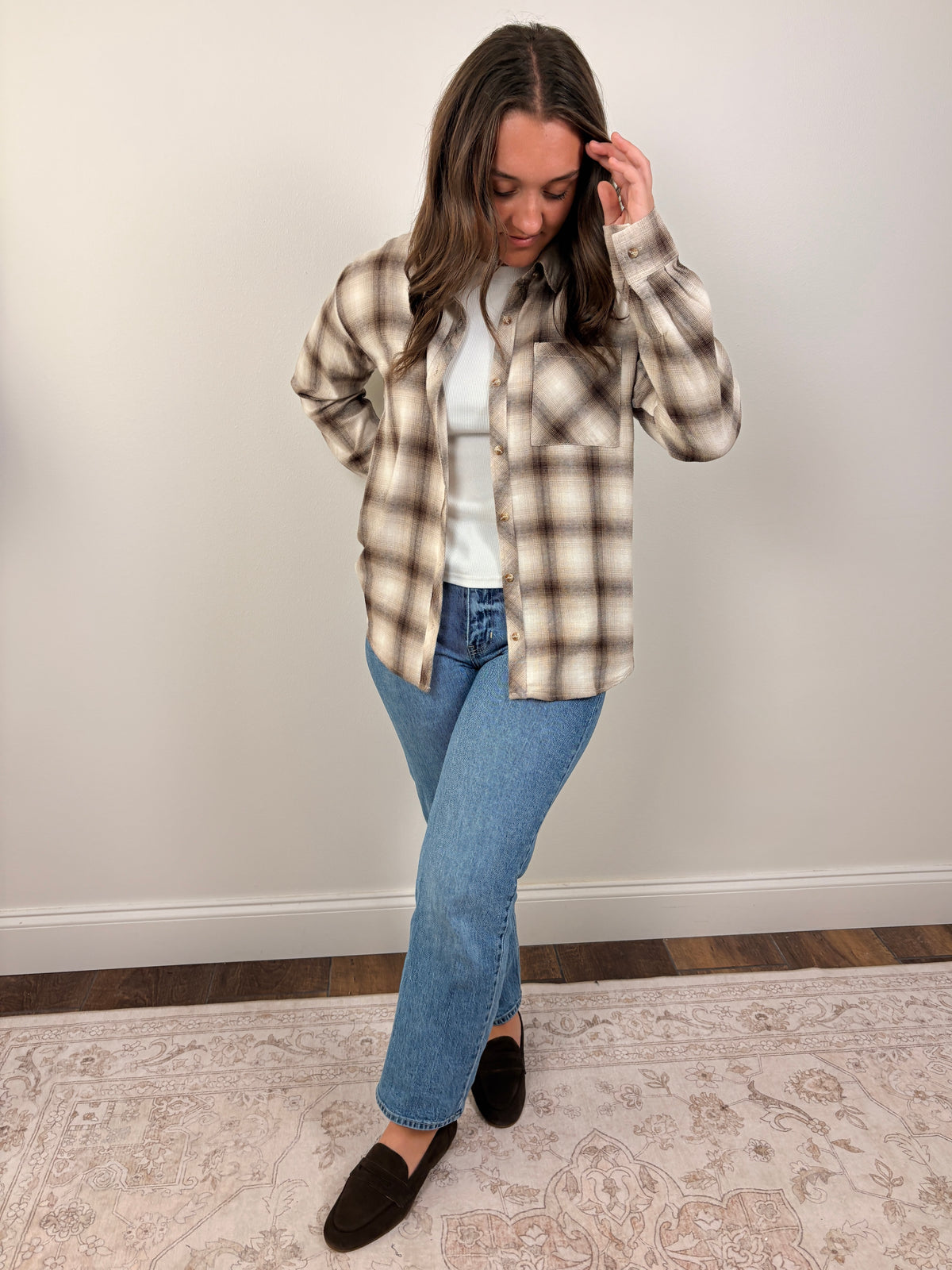 Harlow Plaid Button Down - 100% Cotton