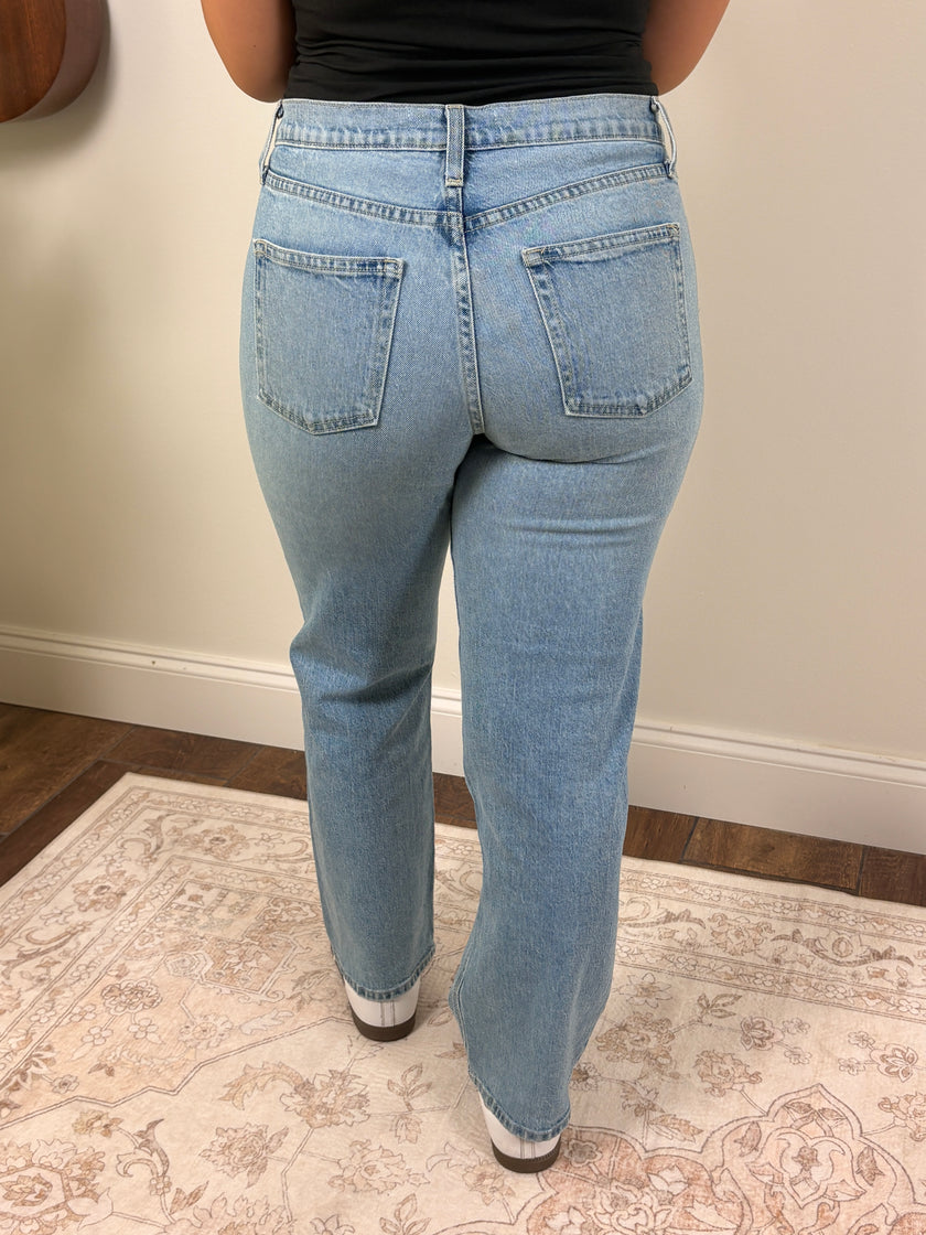Classic Straight Jean - Light Denim - Made in the  USA