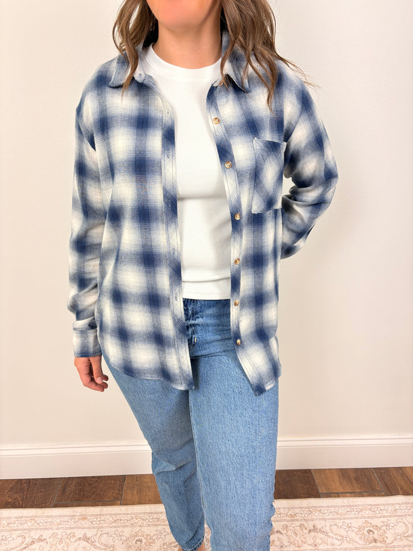 Harlow Plaid Button Down - 100% Cotton