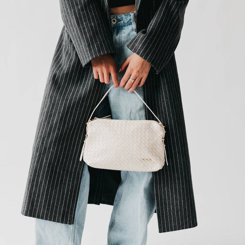Harper Hobo Woven Shoulder Bag