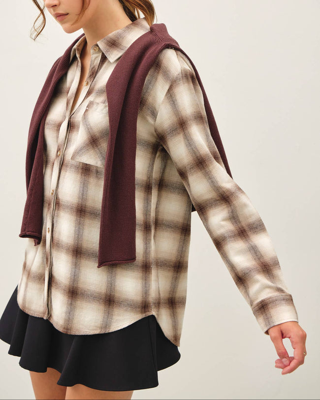 Harlow Plaid Button Down - 100% Cotton